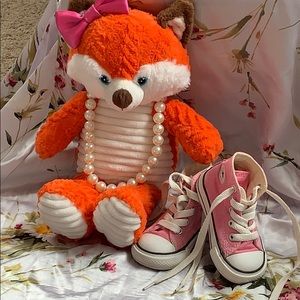Pink Toddler Girls Converse Size 4